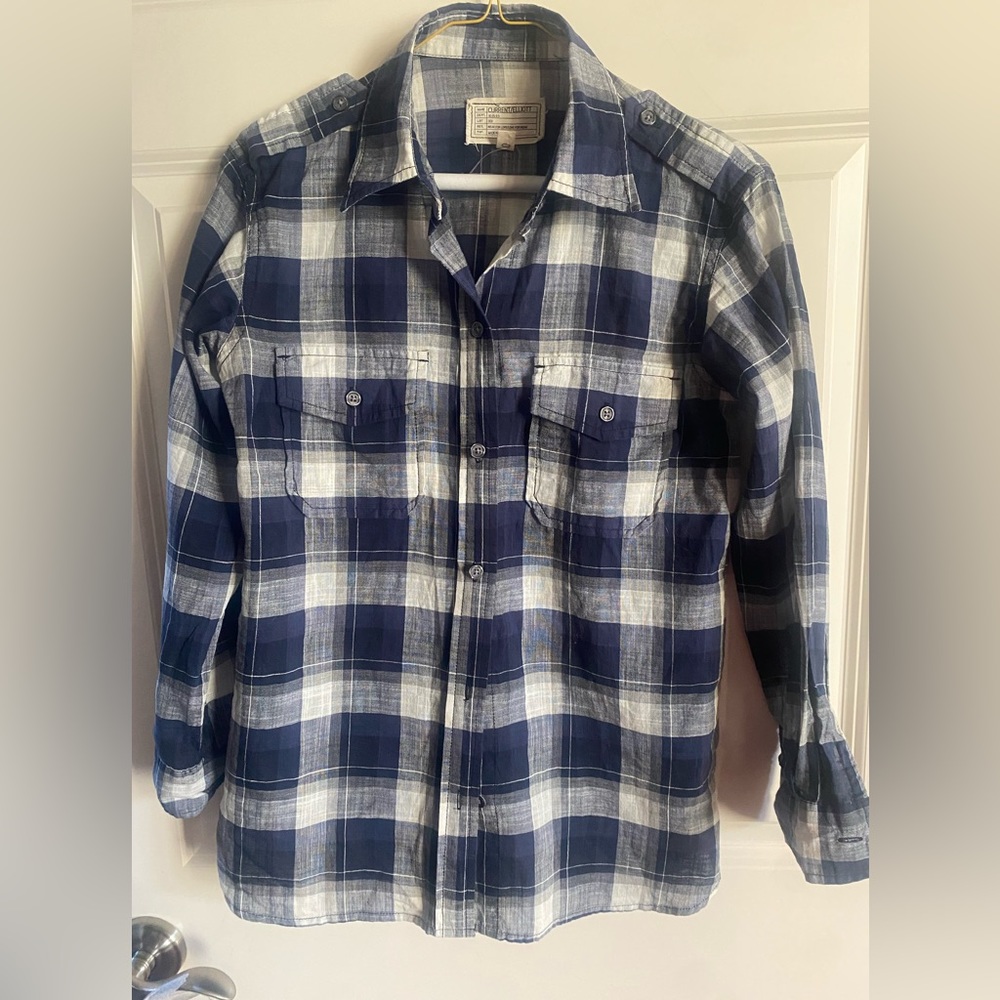Current Elliott plaid shirt